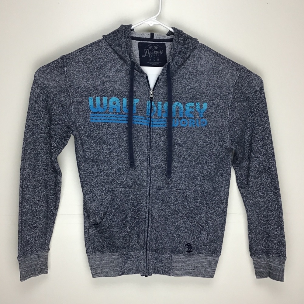 Walt Disney Parks long sleeve full zip hoodie jacket small